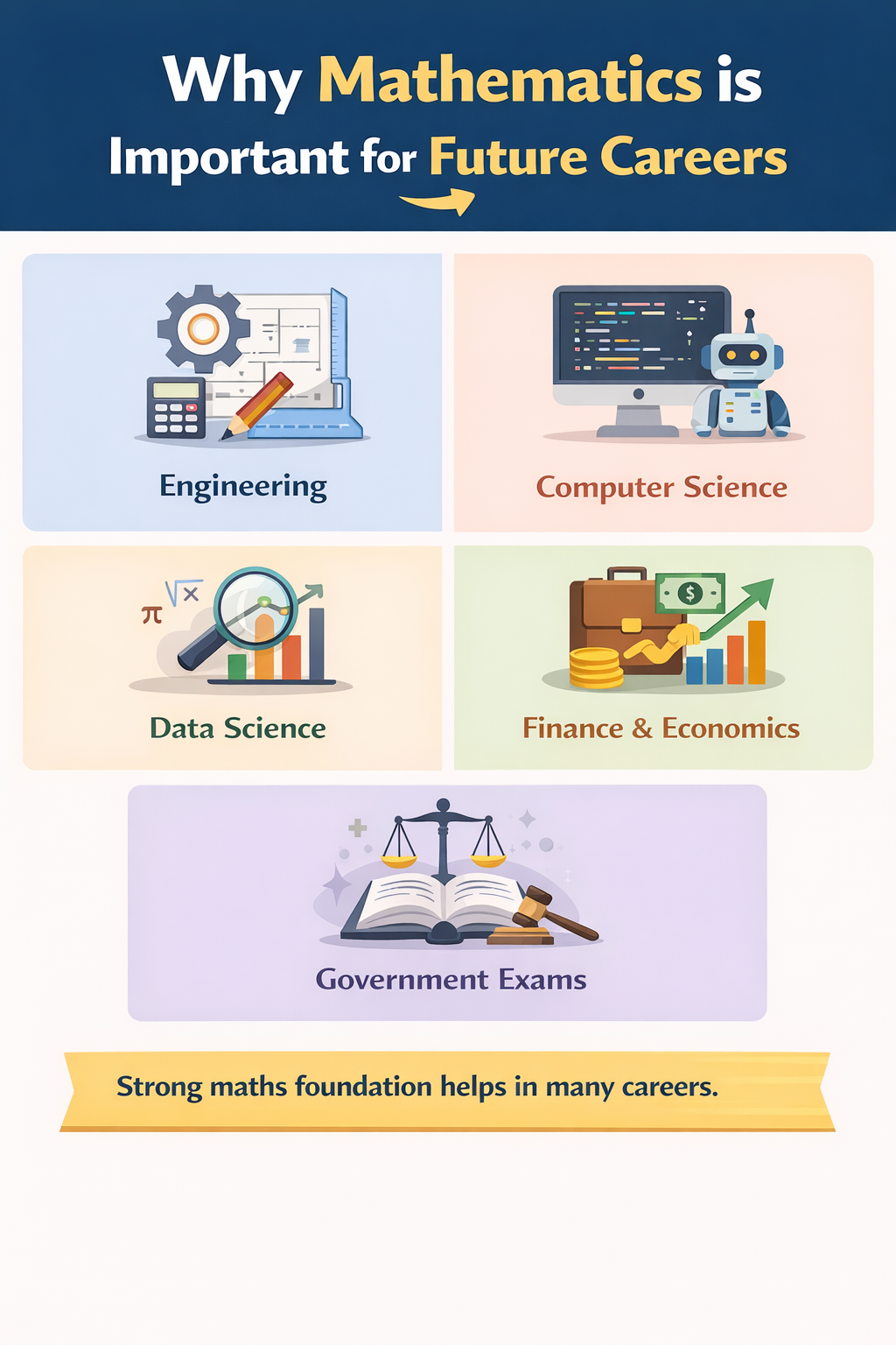 Importance of mathematics for engineering computer science and competitive exams