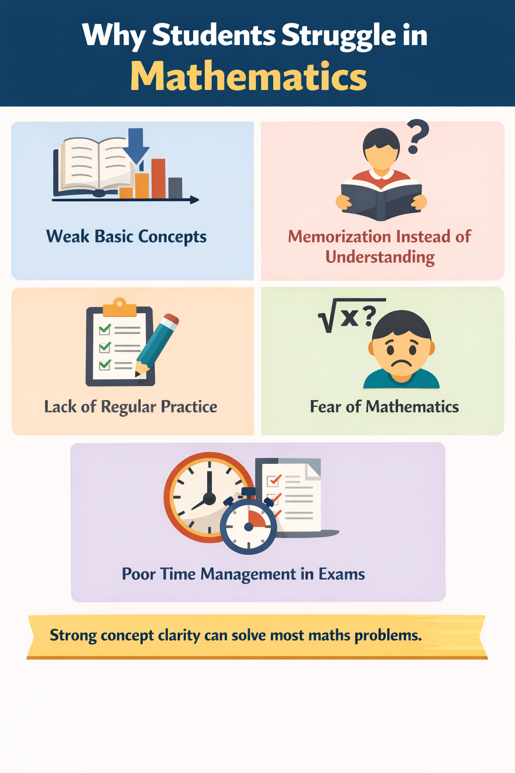 Common reasons students struggle in mathematics and need maths coaching in Ankur Vihar