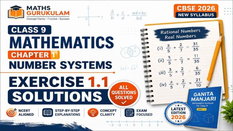 Class 9 Maths Chapter 3 Exercise 3.3 Solutions Ganita Manjari 2026 Rational Numbers