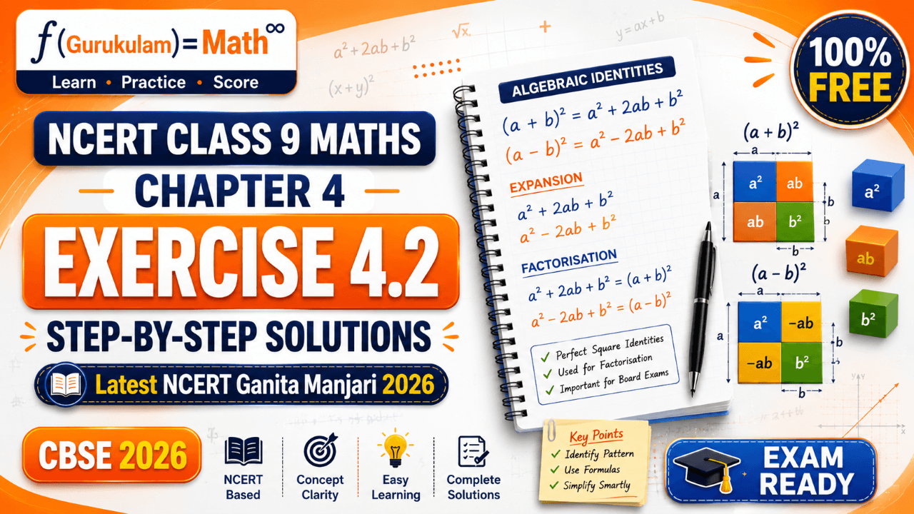 Class 9 Maths Chapter 4 Exercise 4.2 Solutions NCERT Ganita Manjari 2026
