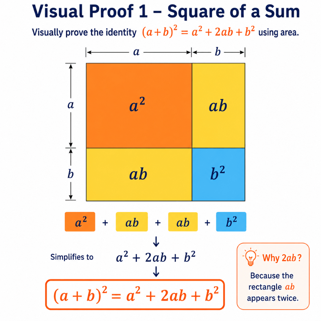 Visual Proof of (a+b)²
