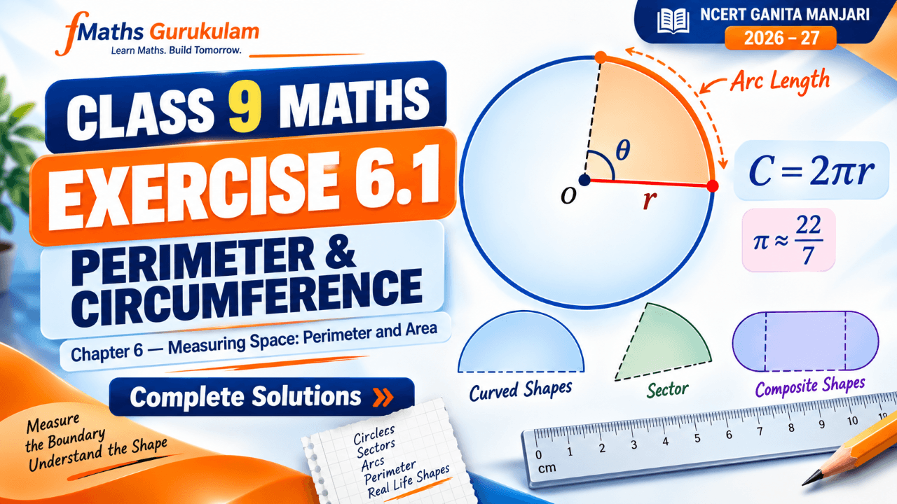 Class 9 Maths Chapter 6 Exercise 6.1 Solutions – Ganita Manjari 2026