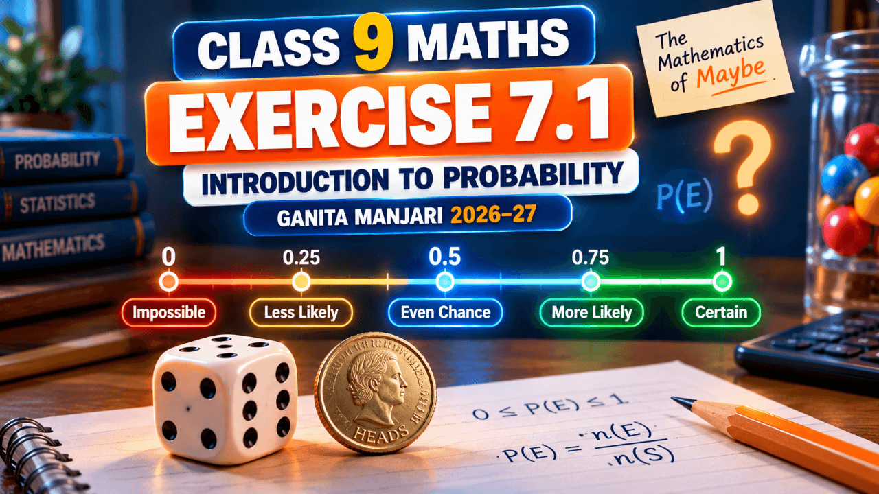 Class 9 Maths Chapter 7 Exercise 7.1 Solutions – Probability Scale